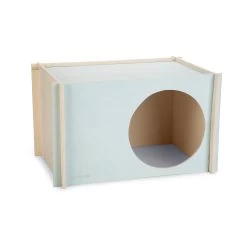 Beeztees Beeztees Houten Huis Bildup - Mint L - 42x29x25 Cm