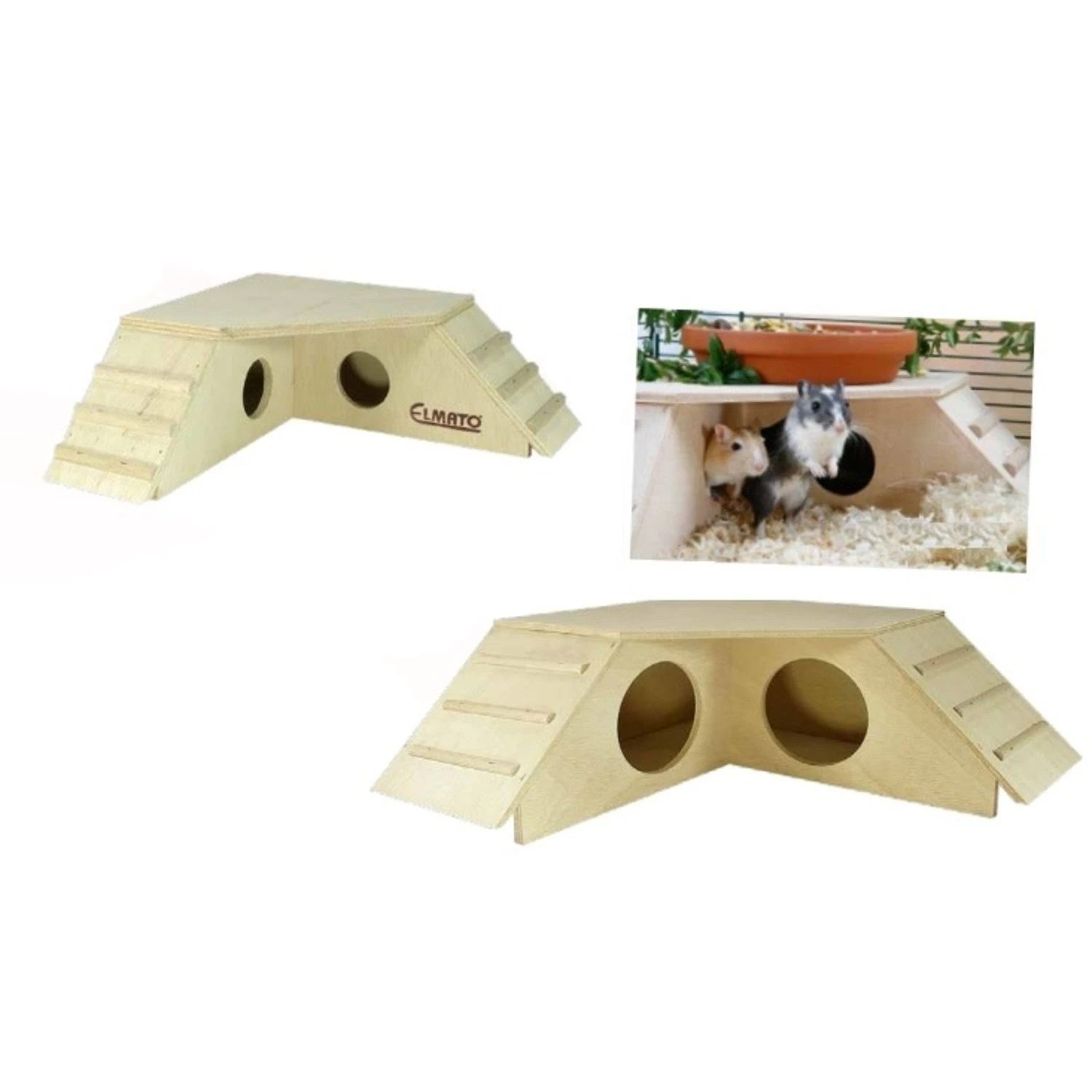 Elmato Elmato Hoekhuis Klein - 34 Cm - Afbeelding 2