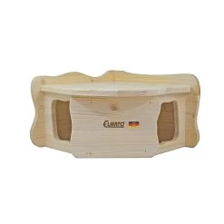 Elmato Elmato Houten Hoekhuis Malaga - 32x32x20 Cm