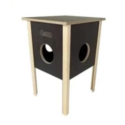 Elmato Elmato Houten Huis Op Hoogte - 28 X 24 X 33 Cm