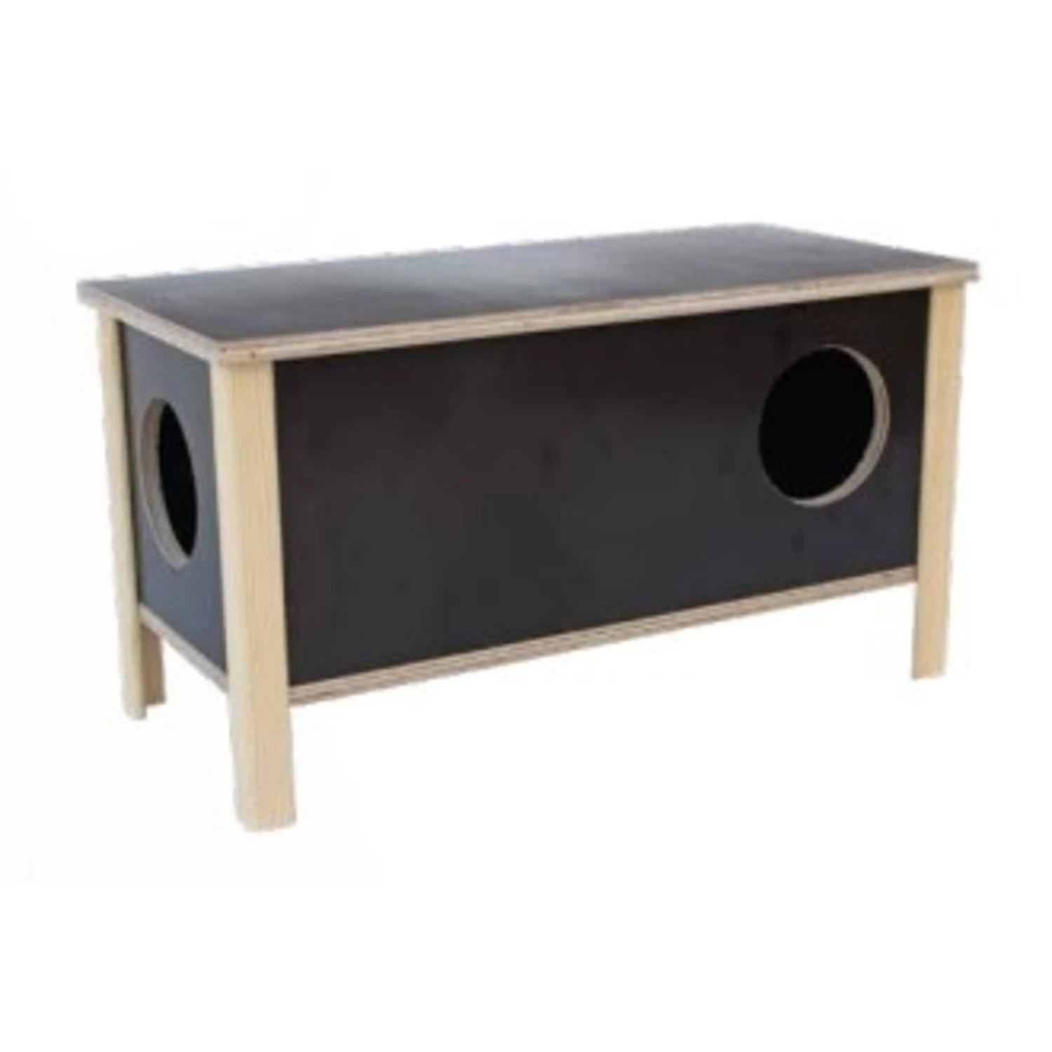 Elmato Elmato Houten Huis Op Pootjes - 39 X 18 X 20 Cm - Afbeelding 2