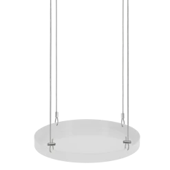 Plantenplateau Rond - Wit - L