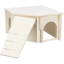 Trixie Houten Hoekhuis Thore - 40x23x40 Cm