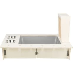 Trixie Houten Hooiruif Met Toilet - 70x41x47 Cm