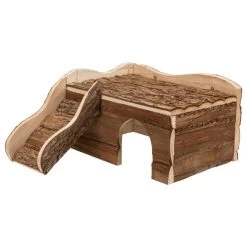 Trixie Trixie Houten Huis Ineke Schorshout - 2 Ingangen 38x25x50 Cm