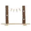 Trixie Trixie Natural Living - Houten Duo Voerboom Schorshout - 53x34x25 Cm