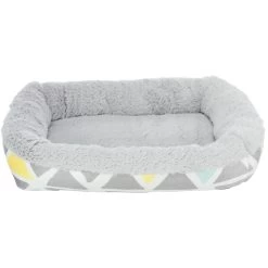 Trixie Trixie Relax Mand Bunny - Grijs Met Print