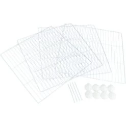 Trixie Trixie Uitbreidingselementen Indoor Ren - Draadkubus Kooi - 4 Stuks 35x35 Cm - Metaal